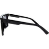 THE BAR Polarised Gradient Shield Square Sunglasses with Black Frame left view