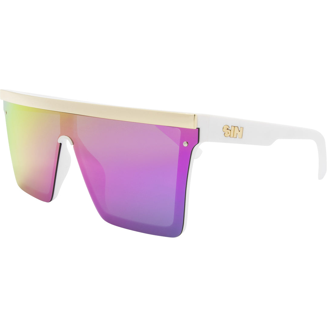 White and purple sunglasses hot sale