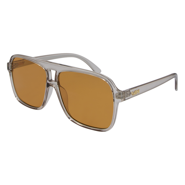 The Duke Crystal Sand Brown Aviator