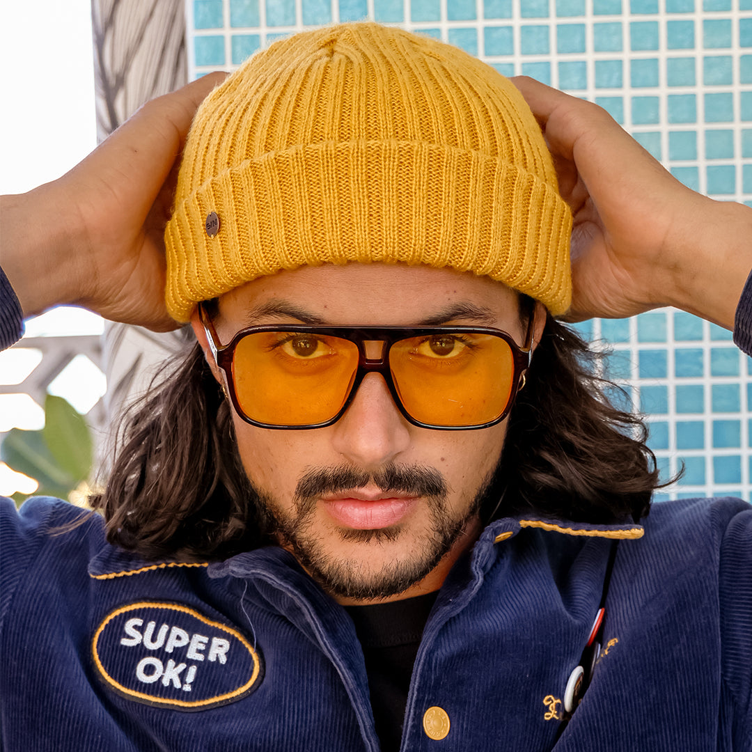 Tinted Sunglasses Orange Lens Sunglasses For Men The Duke