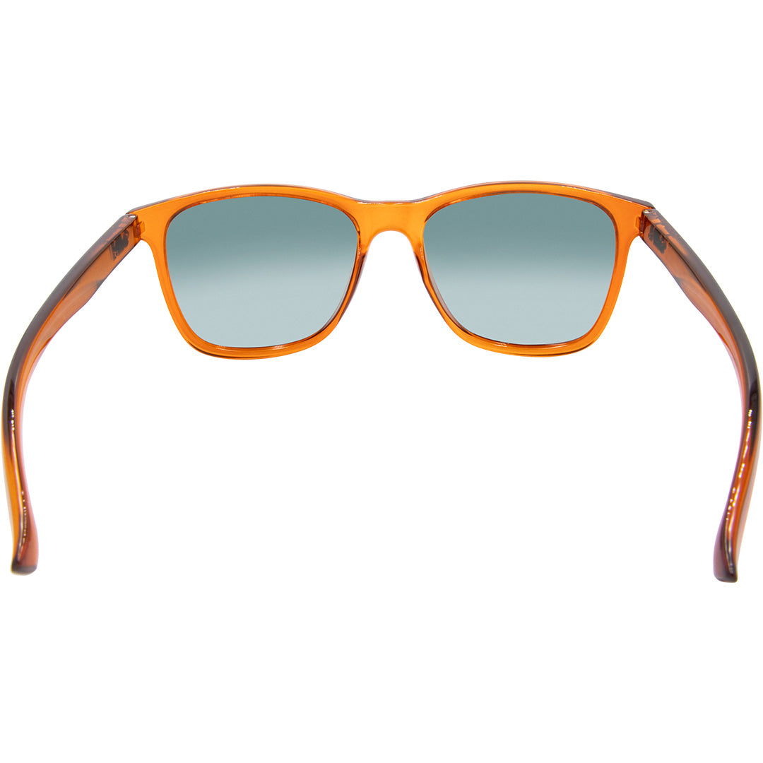 The Game Changer Polarised Square Sunglasses with Brown Frame and G15 lens inside view