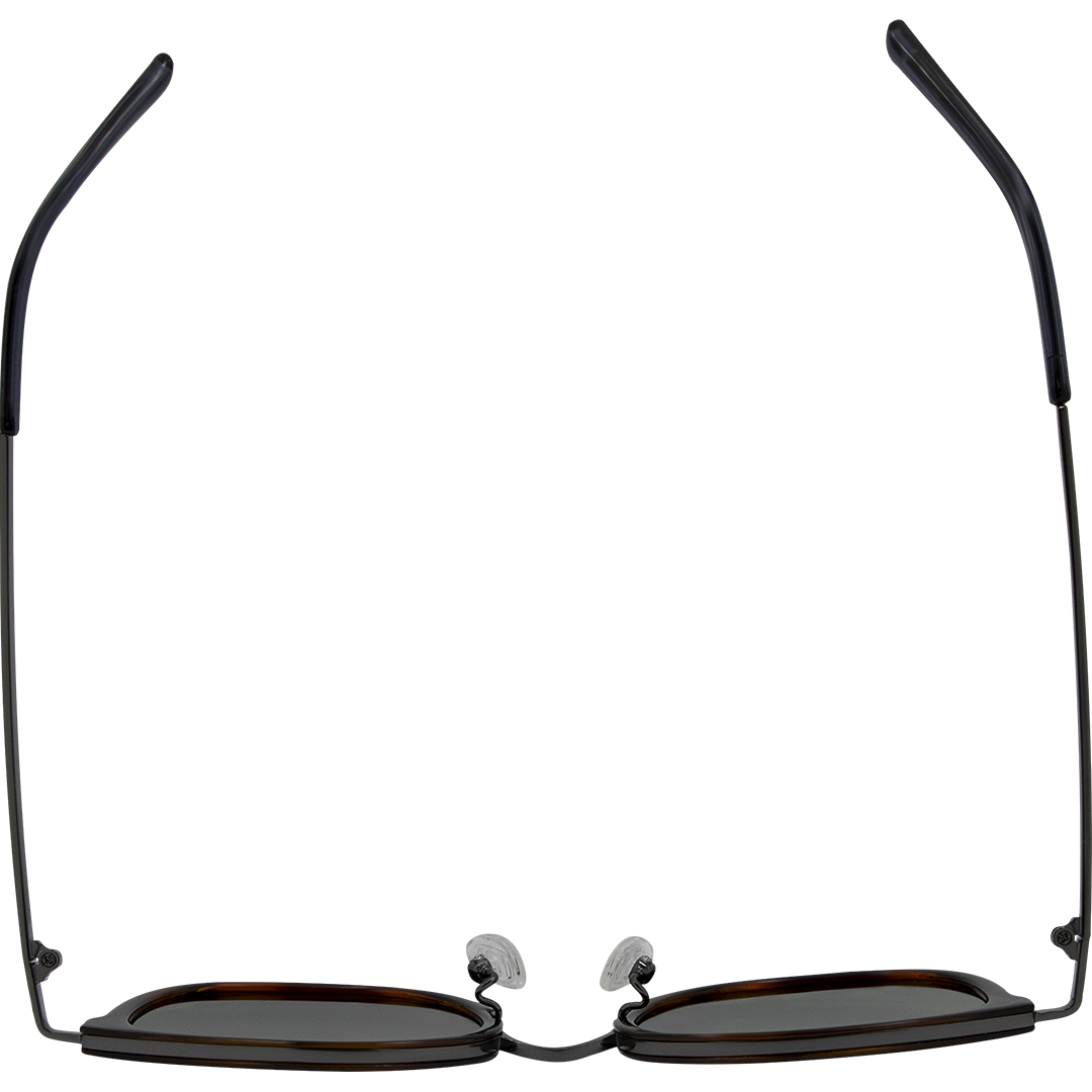 Tommy Polarised Round Sunglasses with Tortoise Shell Frame top view