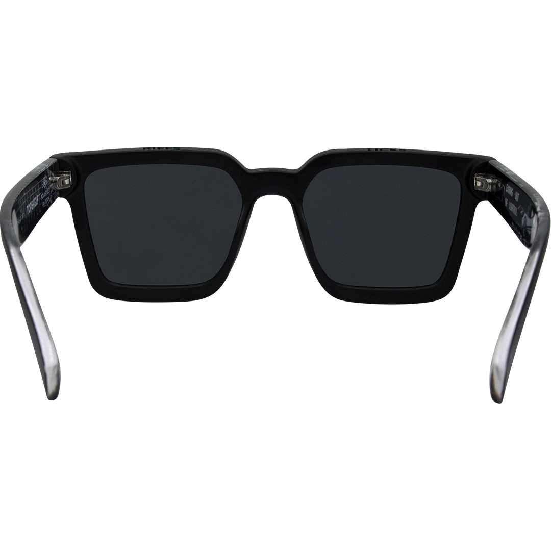 Topshelf Matt Black Smoke in Collaboration with DZ Deathrays through the sunglasses