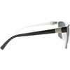 UNDERTOW Polarised Square Sunglasses with Black and White Frame right side view