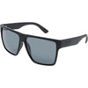 VESPA II Polarised Black Square Mens XL Sunglasses made of recycled plastic
