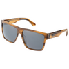 Vespa II Polarised Brown Square Sunglasses made of acetate