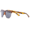 AMPED II Polarised Hexagon Sunglasses with Tort Frame front left view