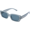 Ahoy Polarised Blue Rectangle Sunglasses made of recycled plastic