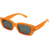 Ahoy Polarised Orange Rectangle Sunglasses made of recycled plastic