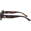 Ahoy Polarised Rectangle Sunglasses with Tort Frame left view