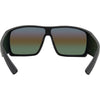 Blaze Polarised Mirrored Wrap Around Sunglasses with Blue Lens rear view