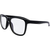 Game Changer Square Blue Light Glasses with Black Frame front left view