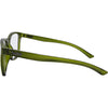 Game Changer Square Blue Light Glasses with Green Frame left view