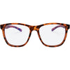 Game Changer Tort Square Blue Light Glasses front view
