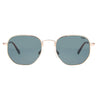 Gunner Polarised Aviator Sunglasses with Gold Frame front view