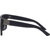 LOOSE CANNON Polarised Shield Square Sunglasses with Black Frame and Gradient Smoke Lens left view