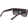 LOOSE CANNON Polarised Shield Square Sunglasses with Tort Frame and Gradient G15 Lens back right view