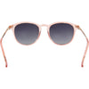 LOVE CHILD Polarised Round Sunglasses with Pink Frame and Smoke Lens back view
