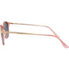 LOVE CHILD Polarised Round Sunglasses with Pink Frame and Smoke Lens left view