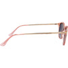 LOVE CHILD Polarised Round Sunglasses with Pink Frame and Smoke Lens right view