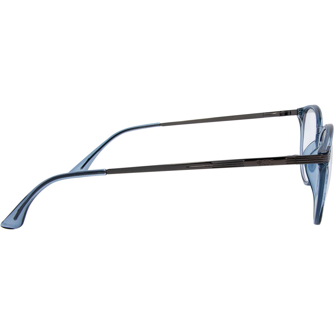 Love Child Round Blue Light Glasses with Blue Frame right view