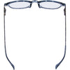 Love Child Round Blue Light Glasses with Blue Frame top view