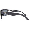 Peccant Polarised Rectangle Sunglasses with Black Frame left view