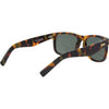 Riot Polarised Rectangle Sunglasses with Tortoise Shell Frame back right view