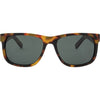 Riot Polarised Rectangle Sunglasses with Tortoise Shell Frame front view