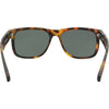 Riot Polarised Rectangle Sunglasses with Tortoise Shell Frame inside view