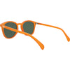 Risky Business Polarised Round Sunglasses with Orange Frame back left view