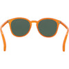 Risky Business Polarised Round Sunglasses with Orange Frame inside view