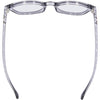 Risky Business Round Blue Light Glasses with Grey Clear Frame top view