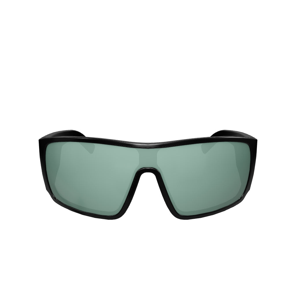 Blaze Polarised Wrap Around Sunglasses with Black Frame digital render