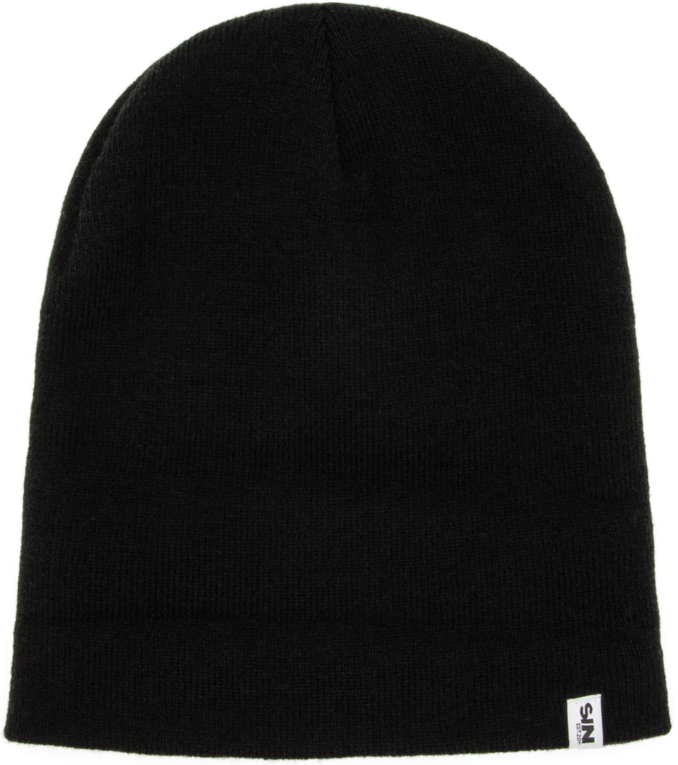 SIN Chasin the Sun Black Beanie slouchy style