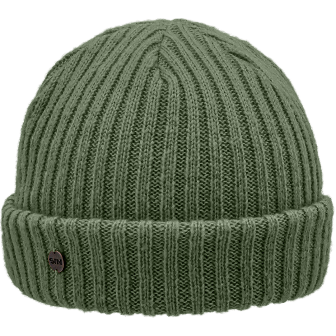 SIN Green Beanie made of acrylic