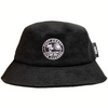 SIN Sun Chasers Black Bucket Hat made of cotton and polyester
