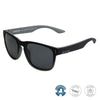 SPARTAN Polarised Black Rectangle Floating Sunglasses front left view