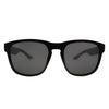 SPARTAN Polarised Black Rectangle Floating Sunglasses front view