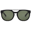 SWAGGER Polarised Round Sunglasses with Black Frame and G15 Lens front view