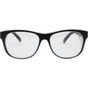 Safe & Sound Black Wrap Around Safety Glasses Medium Impact Resistant front view
