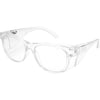 Safe & Sound Clear Wrap Around Safety Glasses with Medium Impact Resistant
