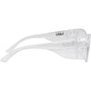 Safe & Sound Wrap Around Safety Glasses with Clear Frame right view