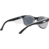 Safe & Sound Wrap Around Safety Sunglasses with Black Frame back right view