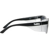 Safe & Sound Wrap Around Safety Sunglasses with Black Frame right view