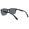 Skylark Polarised Rectangle Sunglasses with Black Frame back left view