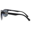 Skylark Polarised Rectangle Sunglasses with Black Frame left view