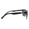Skylark Polarised Rectangle Sunglasses with Black Frame right view
