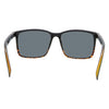 Skylark Polarised Rectangle Sunglasses with Black Tortoise Shell Frame inside view