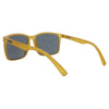 Skylark Polarised Rectangle Sunglasses with Green Frame back left view
